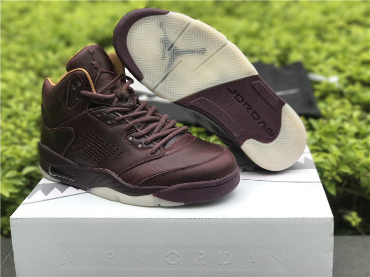 2017 Men Jordan 5 Premium Bordeaux Shoes
